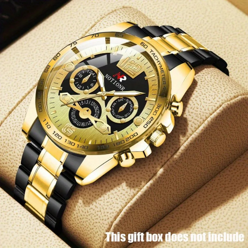 Luxury Men's Watch Stainless Steel Mens Date Watch Sport Casual Fashion Classic Men Quartz Watches