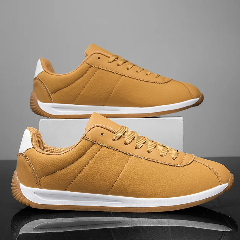 Brown Men's Running Shoes Outdoor Light Casual Sneakers Man Comfortable Flat Walking Shoes Men Training Shoes chaussure hommes