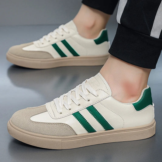 Autumn New Men's German Training Shoes Comfort Lace-Up Men Vulcanize Shoes Lightweight Flat Skateboard Shoes Man Casual Shoes