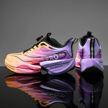 Knob Carbon Plate Sneaker Men Cushion Marathon Running Shoes Man Breathable Light Jogging Shoes Women Trainers zapatillas hombre