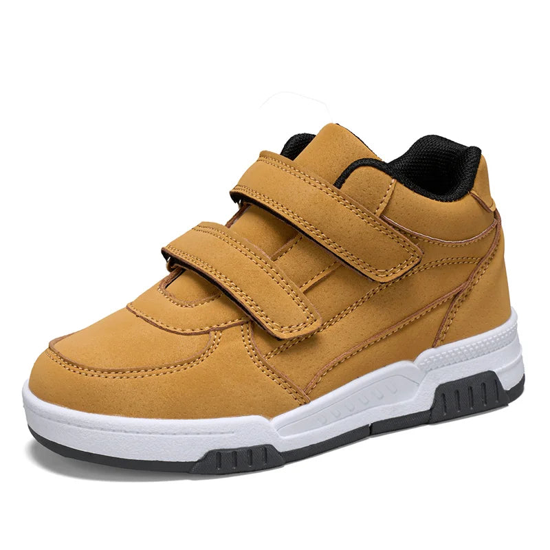 Autumn Winter New Child Sneakers Hook Loop Design Skateboard Shoes for Boys Comfortable Platform Girls Sport Shoes size 29-39
