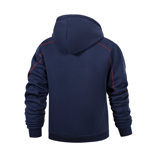 Autumn Men's Jacket Sweatshirts Casual Long Sleeve Hoodie Zipper Closure Jacket Male Hoodies Coats Outdoor Sports Jacket