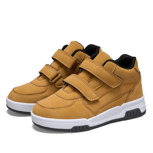 Autumn Winter New Child Sneakers Hook Loop Design Skateboard Shoes for Boys Comfortable Platform Girls Sport Shoes size 29-39