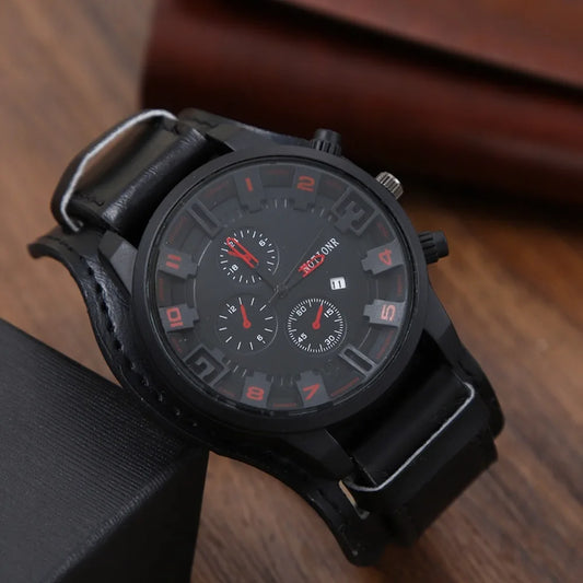 Denim Quartz Watch, Liberty Prairie Men's Watch, Dream Gift