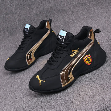 Men's leather surface casual shoes; low-top sports shoes; comfortable white shoes; soft sole men's shoes; new style
