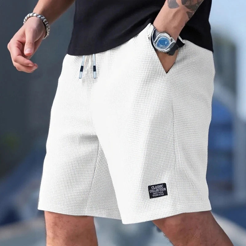 Men's Shorts, Men's Casual Pants, Men's Beach Shorts, Men's Sports Shorts, New Fashionable Textured Fabric, Breathable Pants, Suitable for Daily Casual Wear and Sports