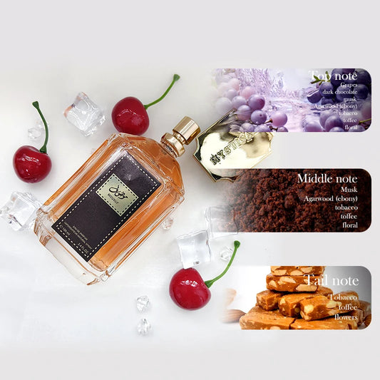 Mousuf Perfume for Men & Women 100ML(3.4 FL.OZ) Intense Arabian EDP Long Lasting Sweet, Tobacco, Musk Fragrance Spray for Unisex