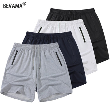 Men’s Workout Fitness Shorts Thin Style Breathable Jogger Gym Bodybuilding Quick Dry Running Shorts Zipper Phone Pockets