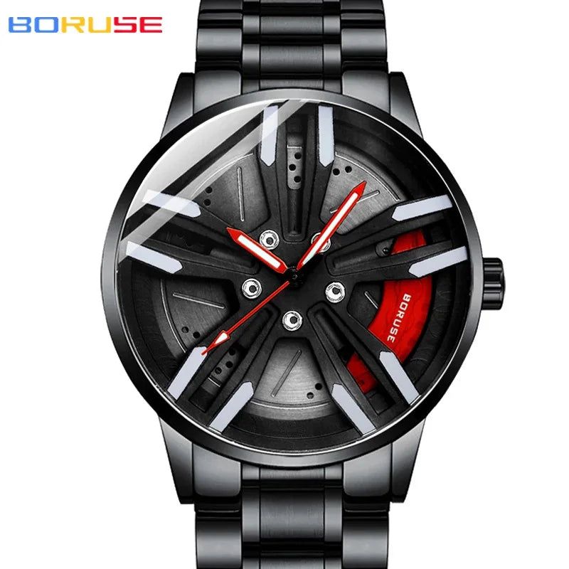 2pcs/set Men's Fashion Watch Set with Business and Sports Watches for Men and Necklace As A Gift for Men.
