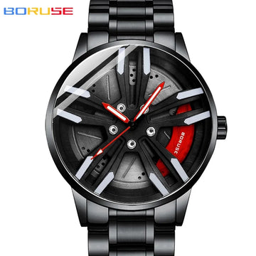 2pcs/set Men's Fashion Watch Set with Business and Sports Watches for Men and Necklace As A Gift for Men.