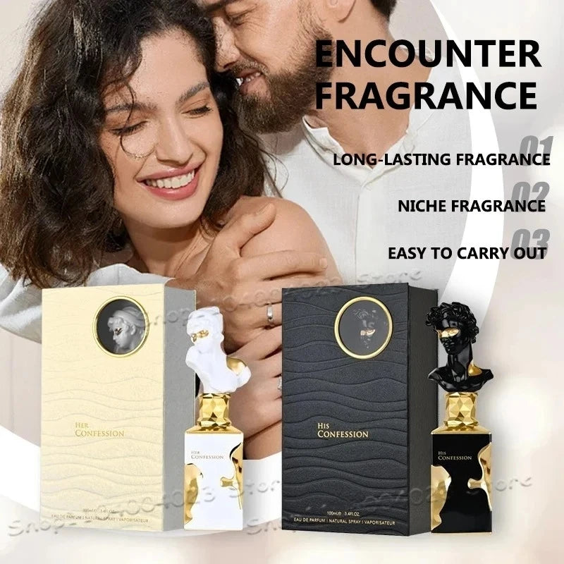 100ml Perfume His & Her Confession Woody Vanilla & Amber Floral Arabic Oud EDP Original Arabic Perfume for Women and Men