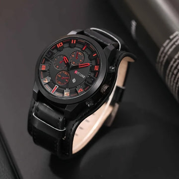 Denim Quartz Watch, Liberty Prairie Men's Watch, Dream Gift