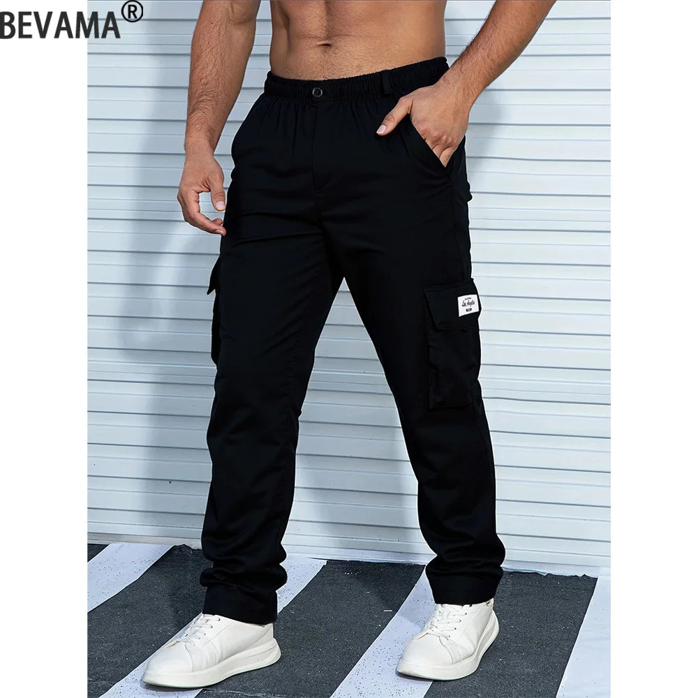 Autumn Men's Sweatpants Baggy Pants Male Clothes Gym Sport Big Size Mens Trousers Clothing Cargo Y2k Tracksuit Joggers Pants