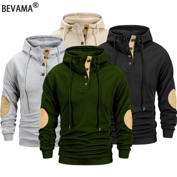 Autumn Winter Men's Stand Collar Long Sleeve Knitted Sweater Men Outdoor Leisure  Spliced Loose Sports Pullover Sweater Coat
